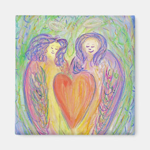 Aimer Kindness Guardian Angels Art Fridge Magnet