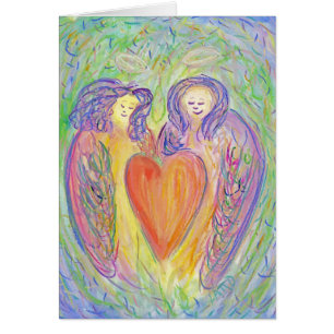 Aimer Kindness Guardian Angels Art Greeting Cartes