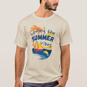 Aimer les ondes estivales. T-shirt