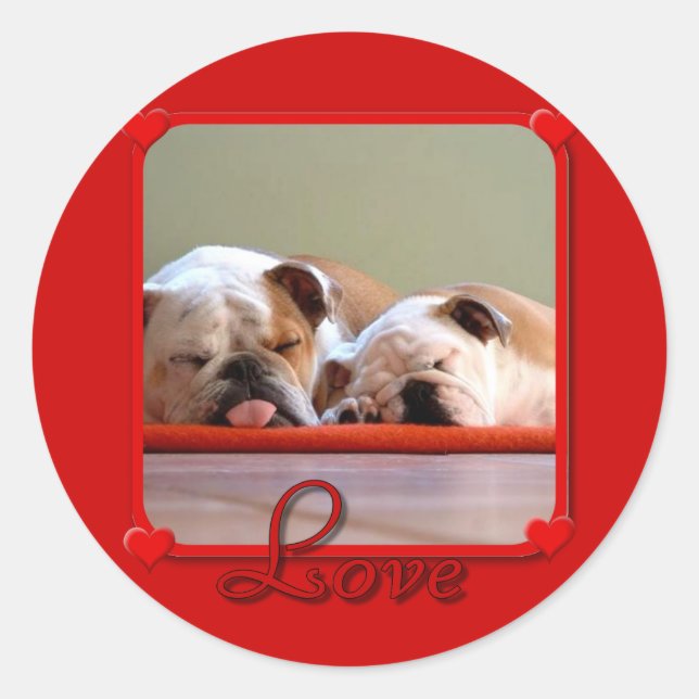 Aimer les stickers Bulldogs (Devant)