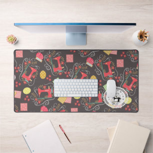 Aimer Machine à coudre Mat de bureau Brown