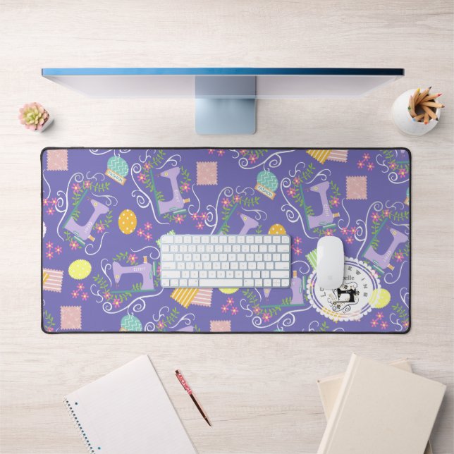Aimer Machine à coudre Purple Desk Mat (Bureau 1)