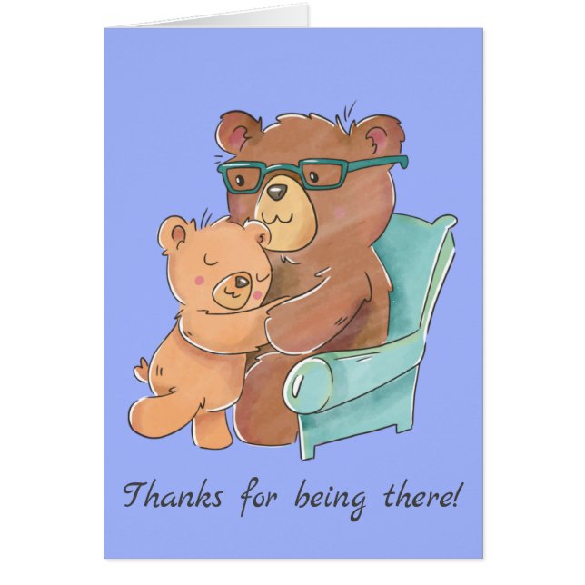 Aimer Papa Ours avec Fête des pères bébé ours (Devant)