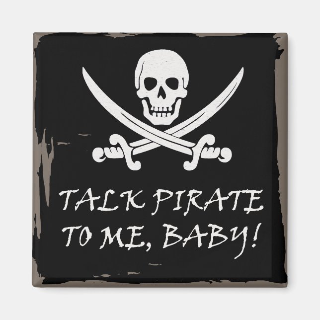 Aimer Pirate Parler Magnet (Devant)