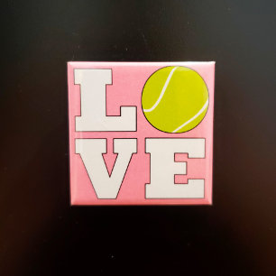 Aimer Tennis Couleur Personnalisée Aimant pour les