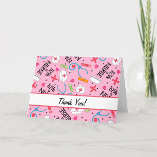 Aimer un Merci infirmière Art Médicale rose