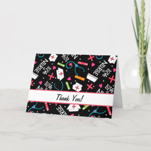 Aimer une infirmière Merci Médicale Art Noir