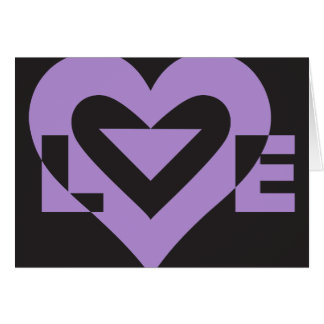 Aimer violet sur noir