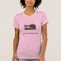 aimez ce T-shirt sale de l'eau