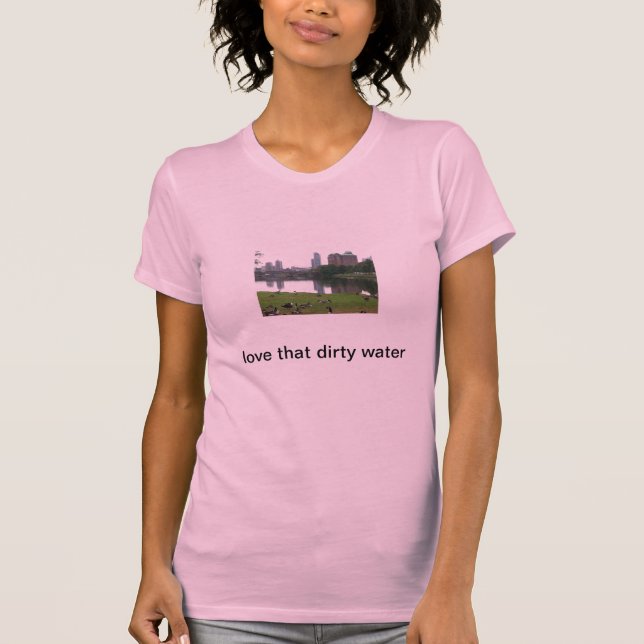 aimez ce T-shirt sale de l'eau (Devant)