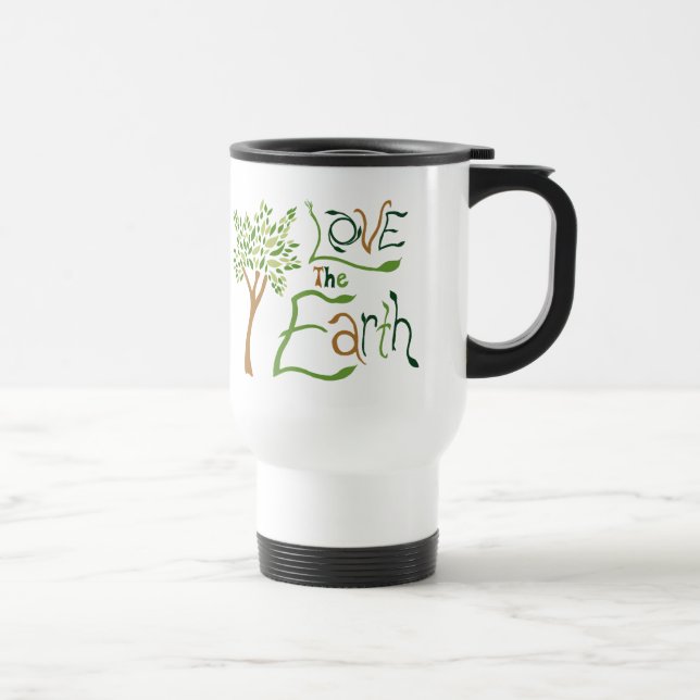 Aimez la tasse réutilisable de la terre (Droite)