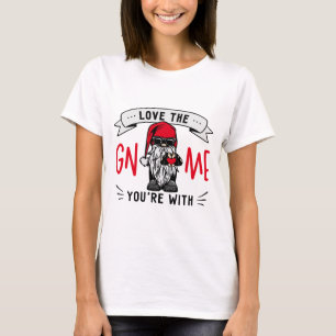 Aimez le Gnome avec moi T-shirt femme