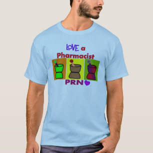 Aimez le T-shirts et les cadeaux du pharmacien un