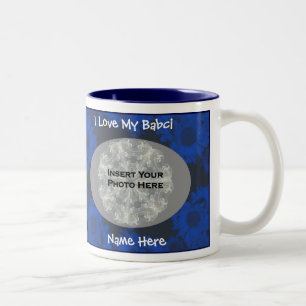 Aimez ma tasse polonaise florale de grand-mère de