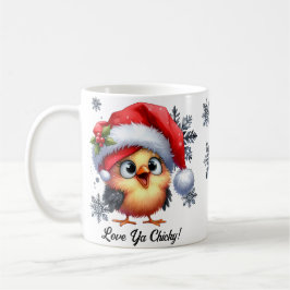 Aimez votre chicky Christmas Mug