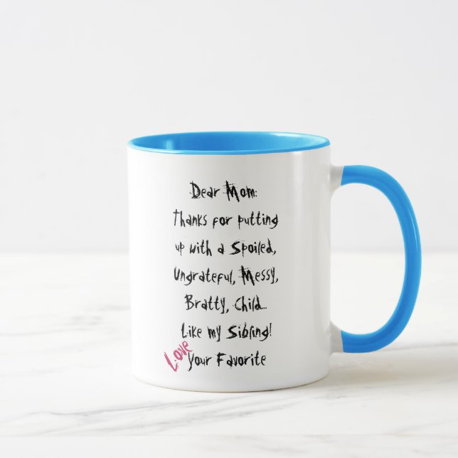 Aimez votre favori ! Tasse de maman (Droite)