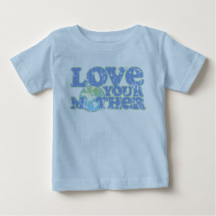 Aimez votre T-shirt de nourrisson de Terre