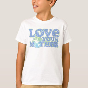 Aimez votre T-shirt d'enfants de Terre