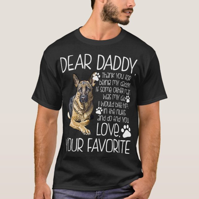 Aimez votre T-shirt préféré de chien de berger (Devant)