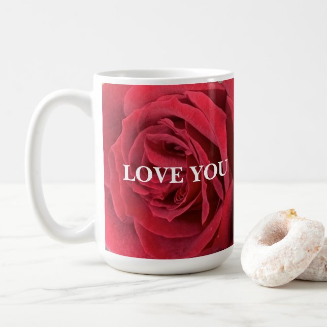 Aimez-vous 15 oz Mug (Avec donut)