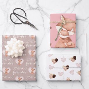 Aimez-vous Fur-Ever Fox Envelopper feuilles de pap