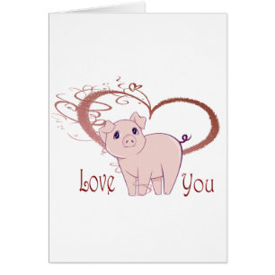 Aimez vous, le porc mignon et le coeur de remous