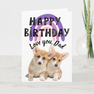 Aimez-vous papa Carte d'anniversaire personnalisée