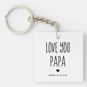 Aimez-vous Papa Retour photo et texte manuscrit
