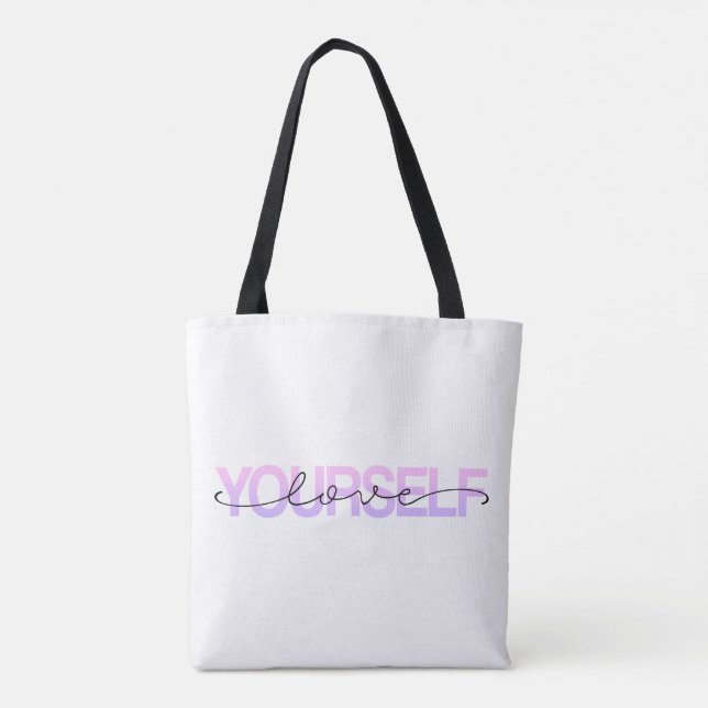 Aimez-vous Valentine Calligraphie | Sac fourre-tou (Dos)