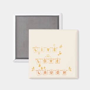 Aimons la vie avec un joli Magnet Notedry