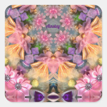AINSLEY ~ Farbtöne Gelb, Lila, Rosa, Blau ~