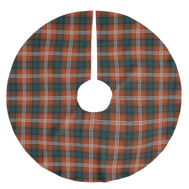 Ainslie Ancient Christmas Tree Skirt Polyester Weihnachtsbaumdecke (Vorderseite)