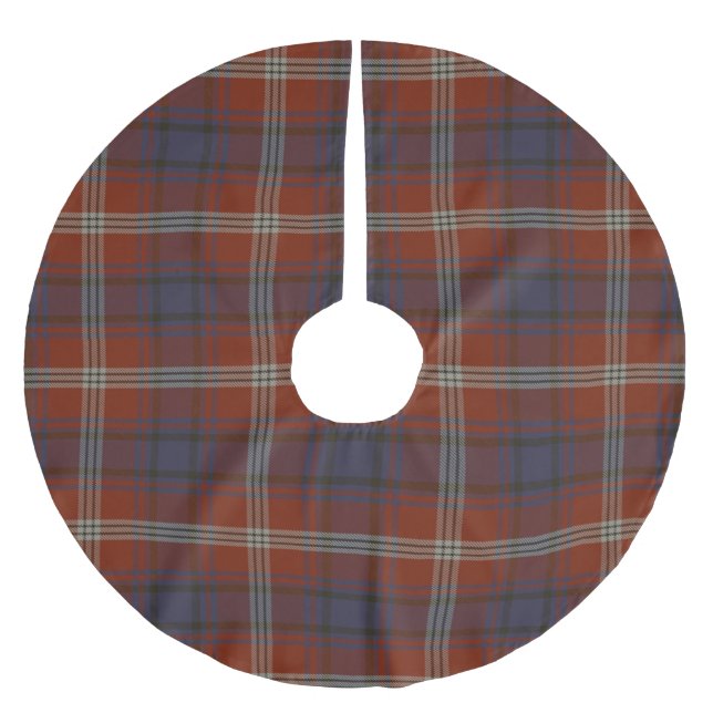 Ainslie Christmas Tree Skirt Polyester Weihnachtsbaumdecke (Vorderseite)