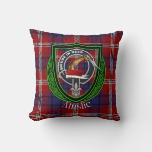 Ainslie Scottish Clan Tartan Wappen Kissen