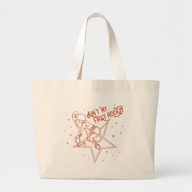 Ain't My First Rodeo Foxy Cosmic Cowgirl Sac fourr (Devant)