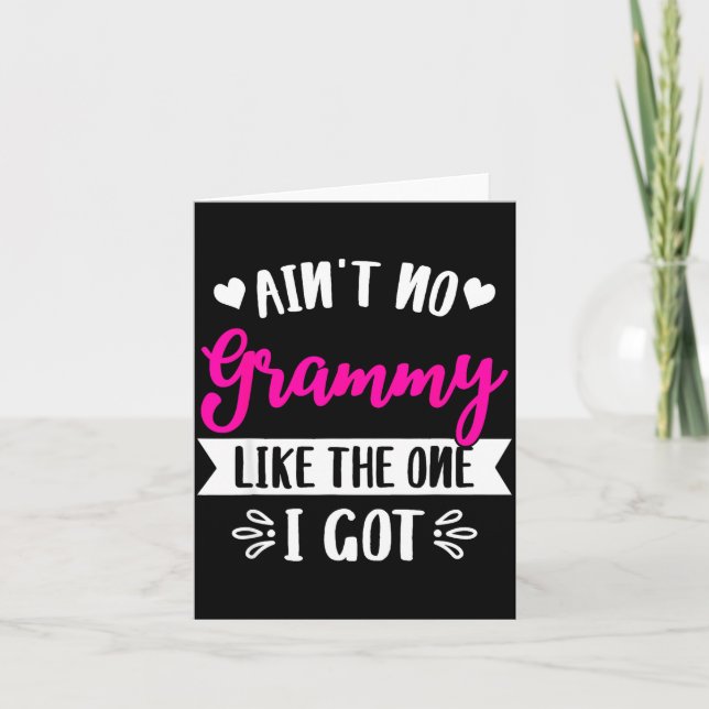 Ain't No Grammy Like The One I Got Family Reunion  Karte (Vorderseite)