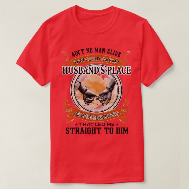Aint No man lebte, der mir den Platz nehmen könnte T-Shirt (Design vorne)