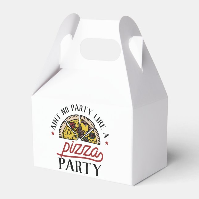 Aint No Party wie ein Pizza-Party Geschenkschachtel (Vorderseite)