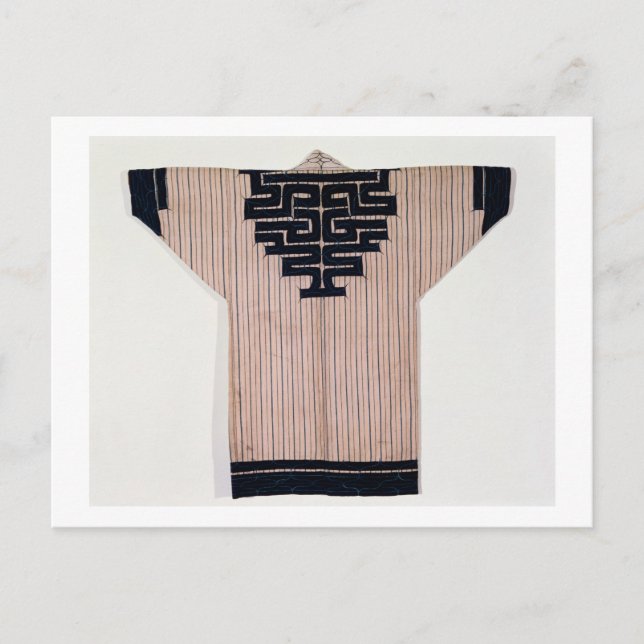 Ainu Coat, 19. Jahrhundert Postkarte (Vorderseite)