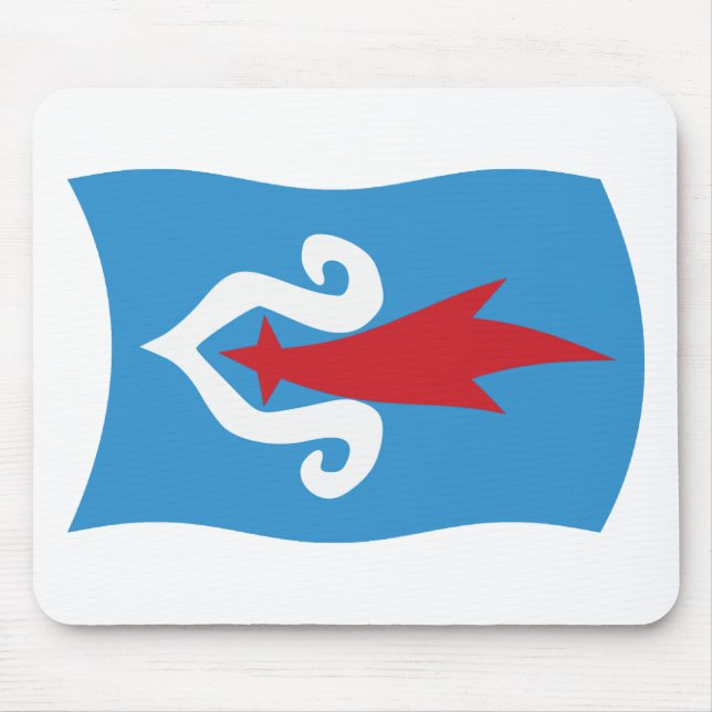 Ainu People Flag Mousepad (Vorne)