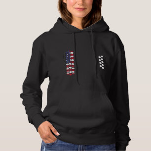 Air Accordion American Flag Music Idee 1 Hoodie