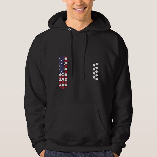 Air Accordion American Flag Music Idee 1 Hoodie (Vorderseite)