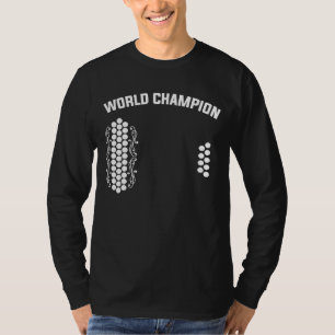 Air Accordion Weltmeisterschaft Musik Idee 1 T-Shirt