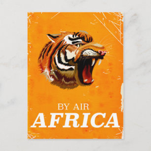 Air Africa Reiseplakat Postkarte