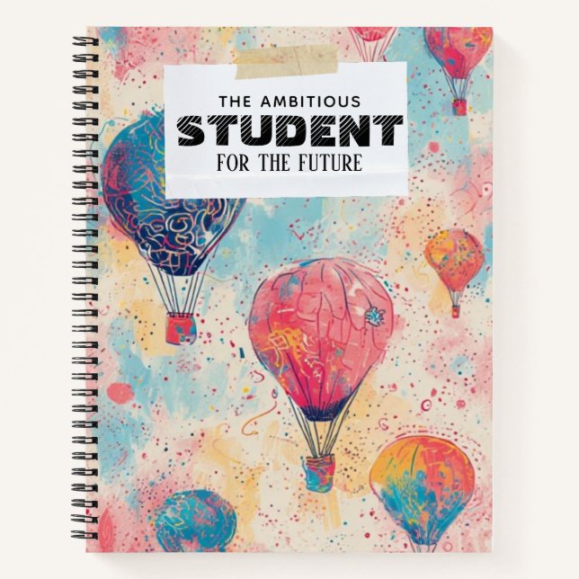 air balloons Notebook Notizbuch (Vorderseite)