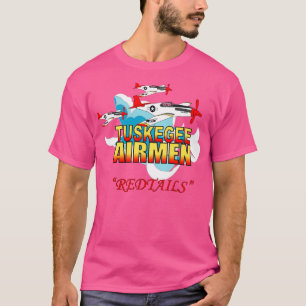 Air Corp Tuskegee Airmen Redtails 3AC X T-Shirt