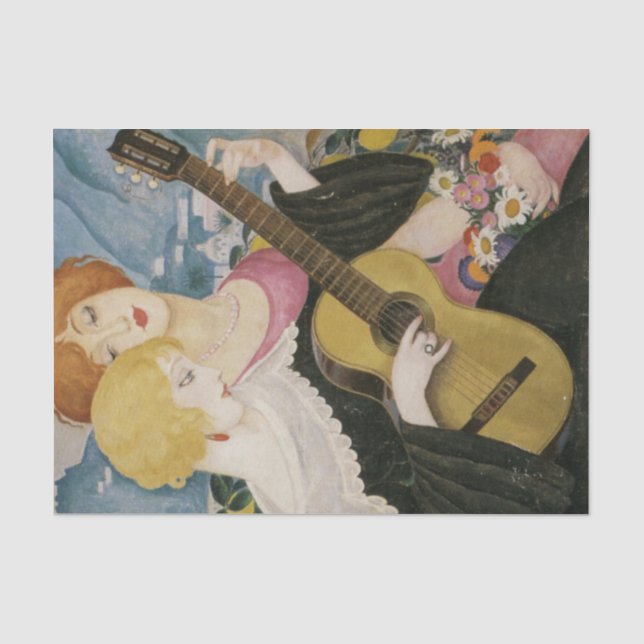 Air De Capri von Gerda Wegener Seidenpapier (Vorderseite)