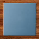 Air Force Blue Solid Color Fliese<br><div class="desc">Air Force Blue Solid Color</div>