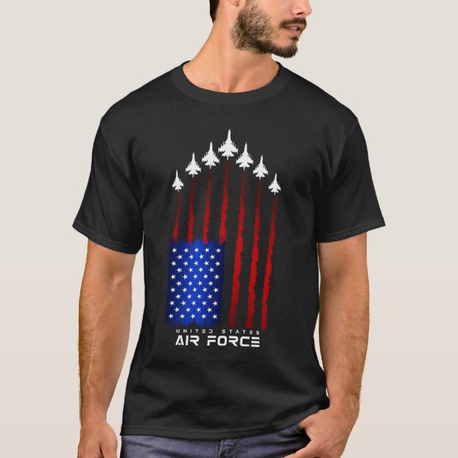 Air Force US vétérans 4 juillet T-shirt Américain (Devant)