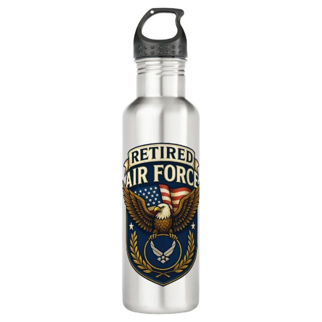 Air Force (USAF) Edelstahlflasche (Vorderseite)